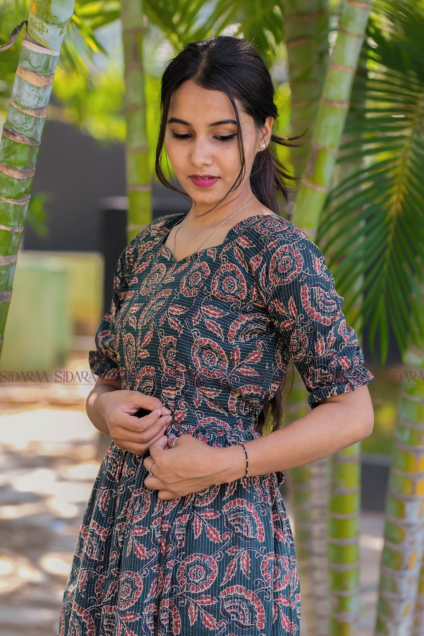 Maternity Red leaves ST-056