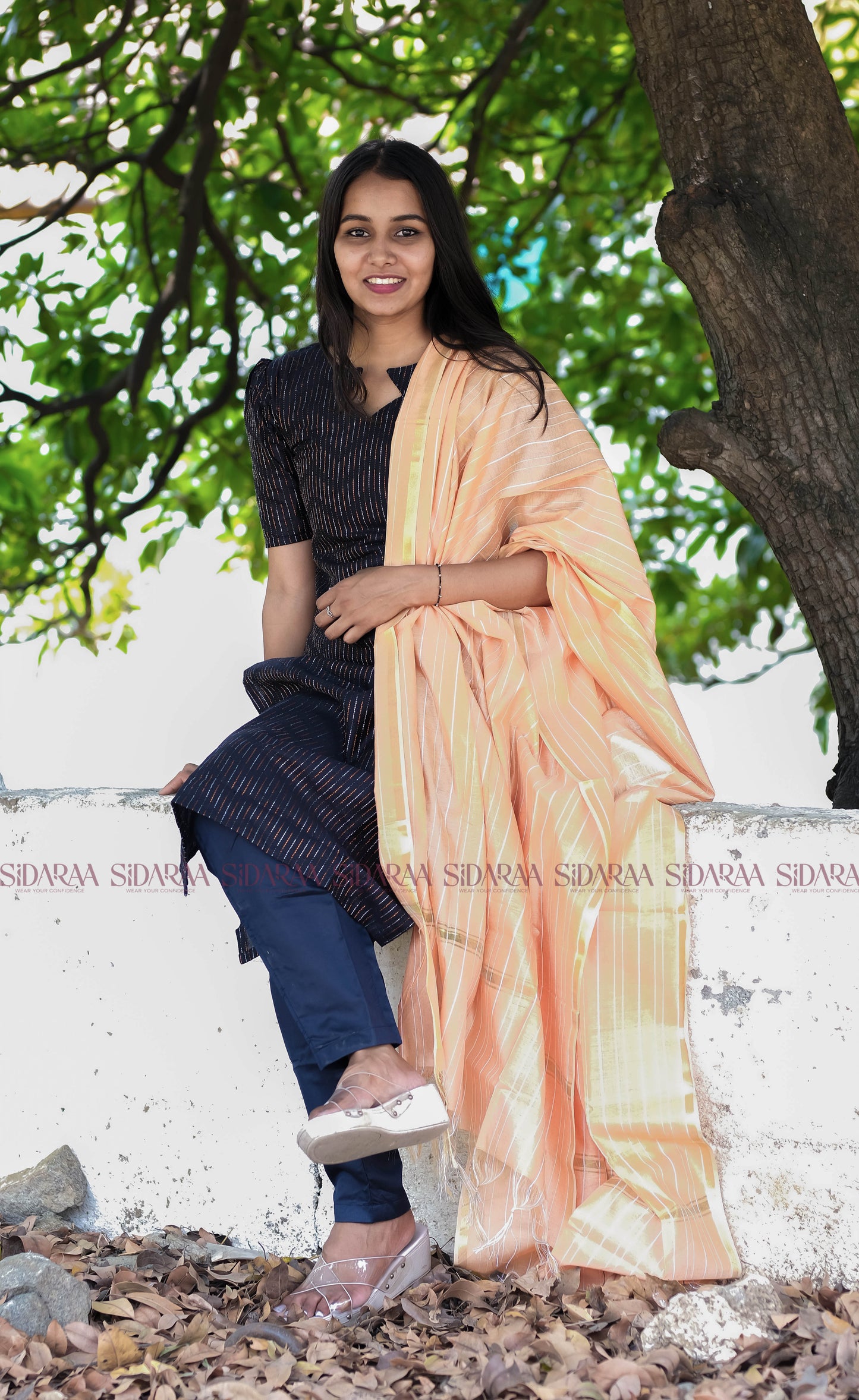 Silk Blue Salwar Set - ST-005