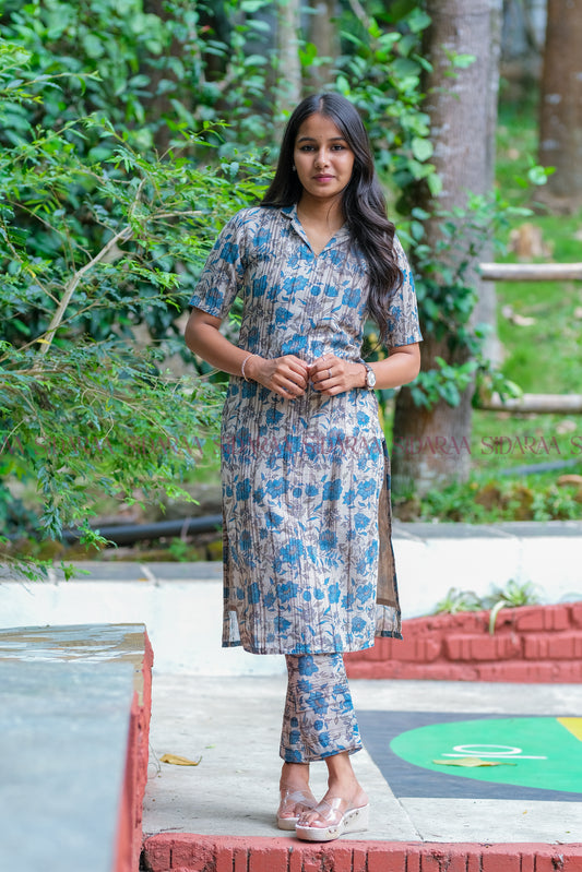 Graphite Grace Blue Co-ord set ST-075