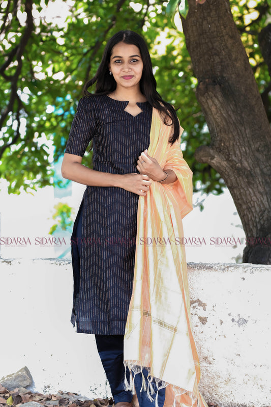 Silk Blue Salwar Set - ST-005
