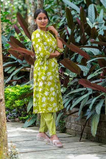 Cotton Green Co-Ord Set - ST-008