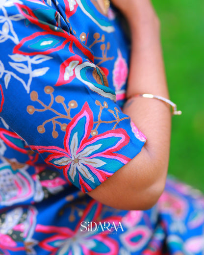 Prussian Blue Salwar ST-085