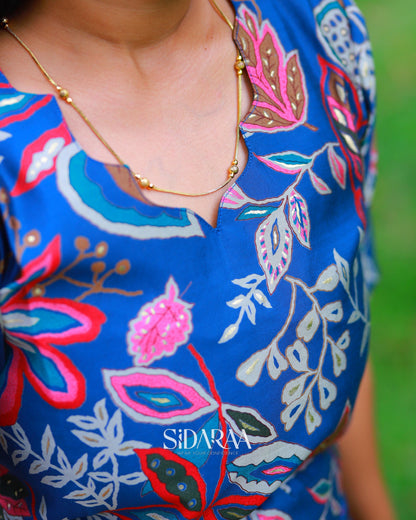 Prussian Blue Salwar ST-085