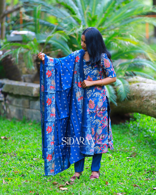 Prussian Blue Salwar ST-085