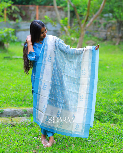 Ocean Blue Salwar set ST-027