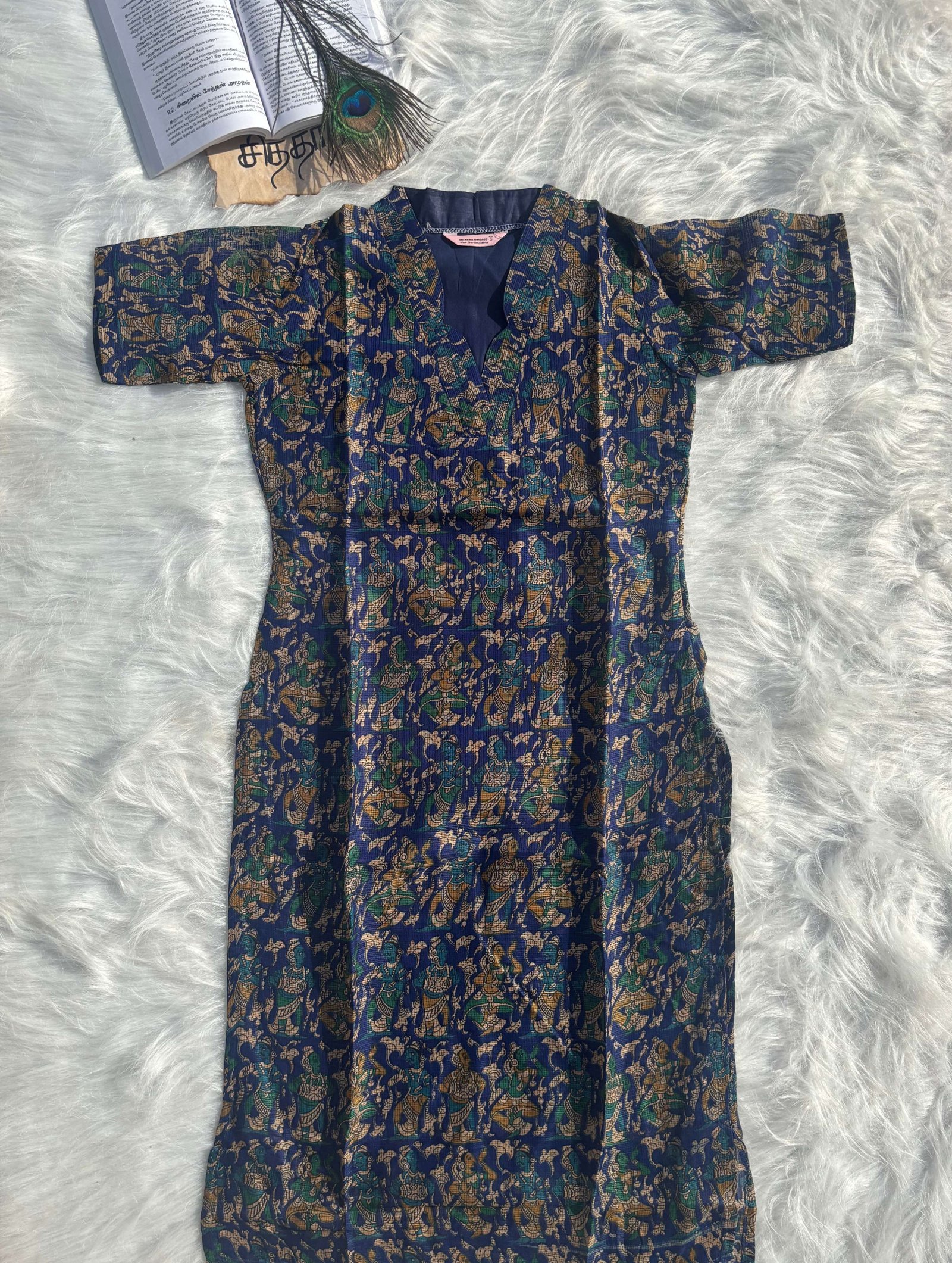 Midnight Mural Kurta
