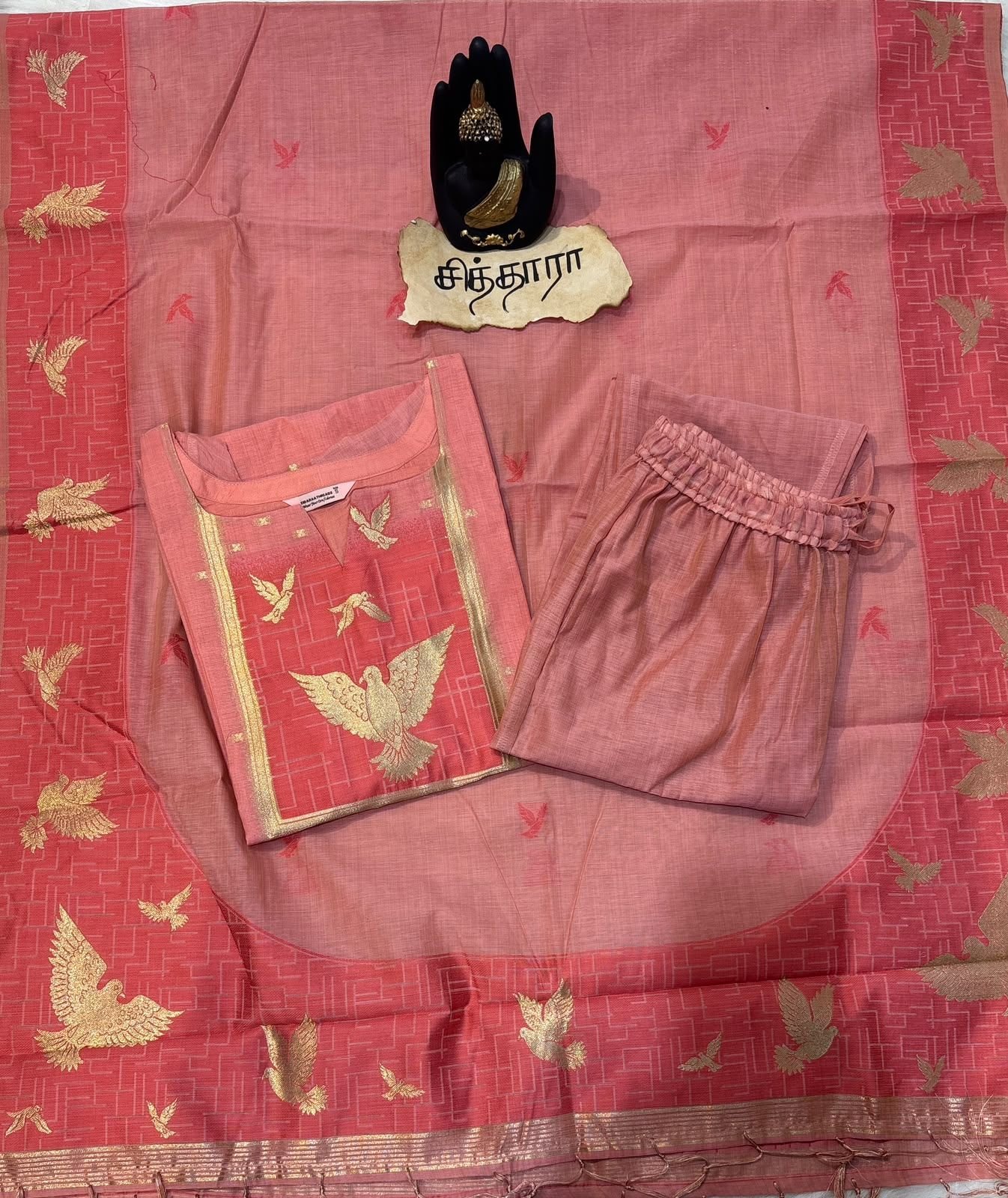 Vaanathu Roja Salwar Set