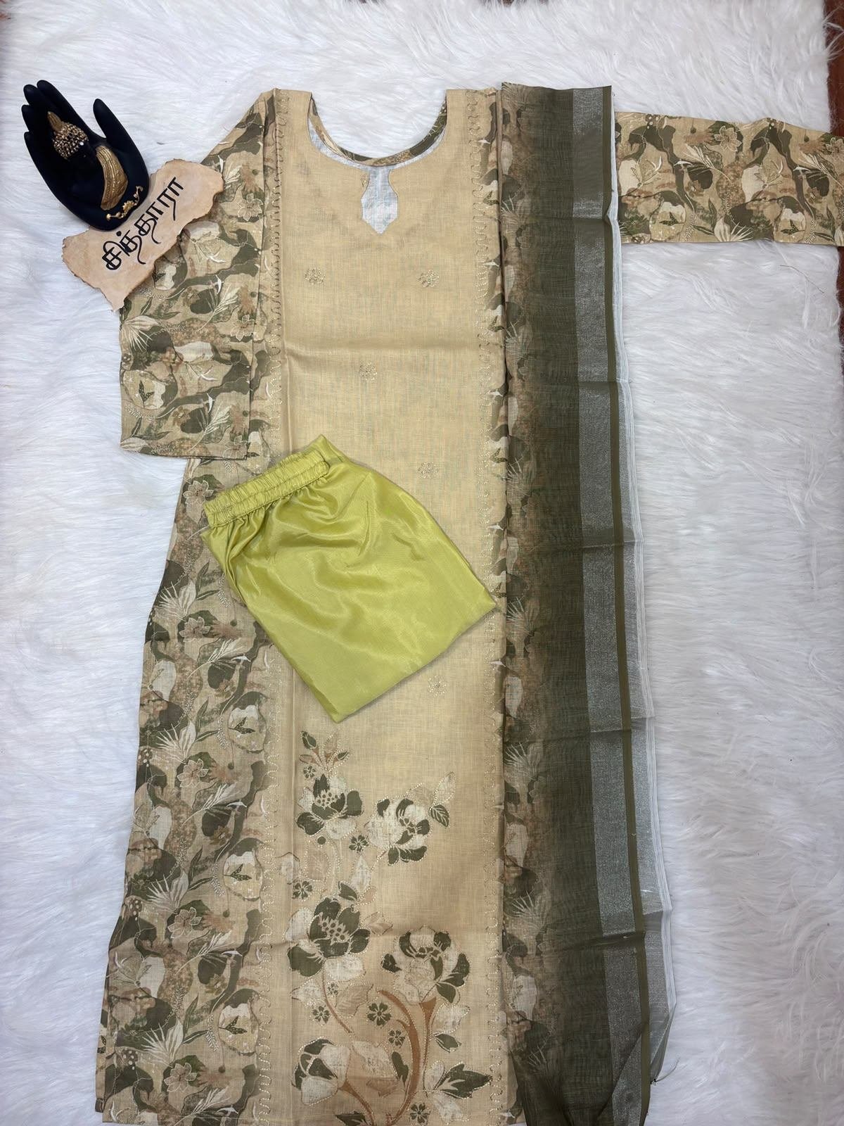 Mullai Salwar Set